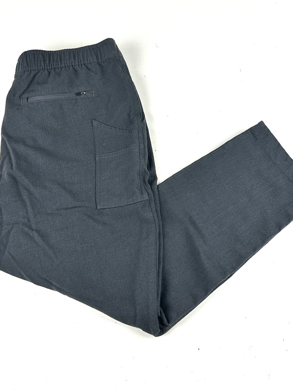 Woolly Mens XL Merino Wool Bamboo Gray Stretch Comfort Active 34x27